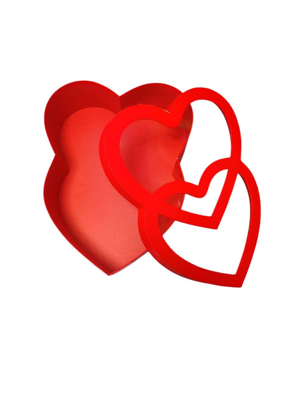 AKDC Heart Shape Double Gift Box Premium Packaging for Special Occasions Weddings Valentine's Day and Gifts Elegant Heart Shaped Box Set for Unique Presentations - 29cmX24cmX8cm - Red - Al Kabayel Discount CentreAKDC Heart Shape Double Gift Box Premium Packaging for Special Occasions Weddings Valentine's Day and Gifts Elegant Heart Shaped Box Set for Unique Presentations - 29cmX24cmX8cm - RedPacking MaterialsAKDCAl Kabayel Discount Centre