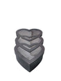 AKDC Heart Shape Tripple Gift Box Premium Packaging for Special Occasions Weddings Valentine's Day and Gifts Elegant Heart Shaped Box Set for Unique Presentations - 46cmX28cmX9cm - Black - Al Kabayel Discount CentreAKDC Heart Shape Tripple Gift Box Premium Packaging for Special Occasions Weddings Valentine's Day and Gifts Elegant Heart Shaped Box Set for Unique Presentations - 46cmX28cmX9cm - BlackPacking MaterialsAKDCAl Kabayel Discount Centre