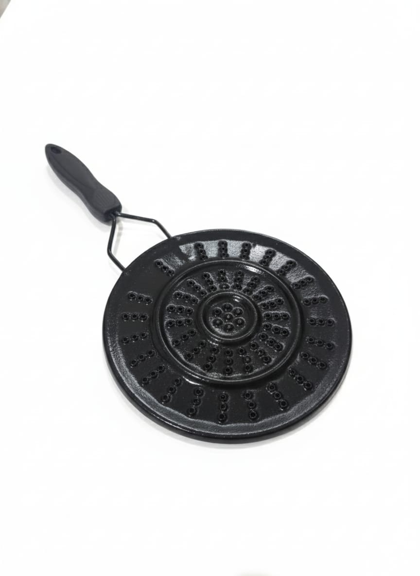 AKDC Heavy - Duty Simmer Ring 17 cm Black – Gas Stove Heat Diffuser Plate for Even Cooking & Flame Control - Al Kabayel Discount CentreAKDC Heavy - Duty Simmer Ring 17 cm Black – Gas Stove Heat Diffuser Plate for Even Cooking & Flame ControlCamping UtilitiesAKDCAl Kabayel Discount Centre