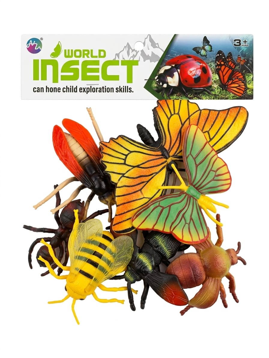 AKDC Insect Figures Playset 6 Pcs – Butterfly, Bee, Spider & More | Ages 3+ - Al Kabayel Discount CentreAKDC Insect Figures Playset 6 Pcs – Butterfly, Bee, Spider & More | Ages 3+ToysAKDCAl Kabayel Discount Centre