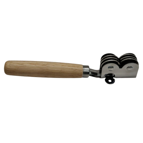 AKDC Knife Sharpener Wooden Handle Stainless Steel Knife Shears And Scissors Manual Sharpening Stone Kitchen Accessories - 17cmX2cm - Wooden&Steel - Al Kabayel Discount CentreAKDC Knife Sharpener Wooden Handle Stainless Steel Knife Shears And Scissors Manual Sharpening Stone Kitchen Accessories - 17cmX2cm - Wooden&SteelKitchen Utensils & GadgetsAKDCAl Kabayel Discount Centre