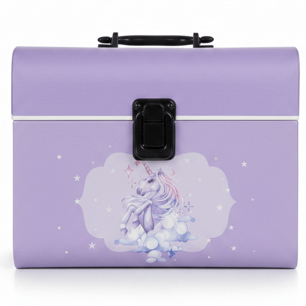 AKDC Large Elegant Lilac Unicorn Design Cardboard Gift Box with Strong Handle for Birthday Gifts, Party Favors & Gift Hampers – 21×16.5 cm - Al Kabayel Discount CentreAKDC Large Elegant Lilac Unicorn Design Cardboard Gift Box with Strong Handle for Birthday Gifts, Party Favors & Gift Hampers – 21×16.5 cmPacking & Wrapping SuppliesAKDCAl Kabayel Discount Centre