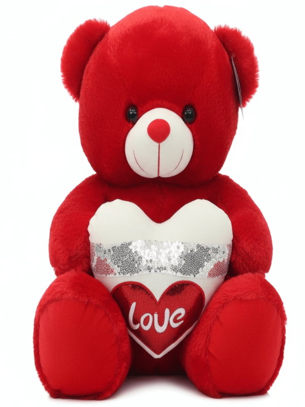 AKDC Large Red Color Teddy Bear (50 cm) – Classic Love Gift - Al Kabayel Discount CentreAKDC Large Red Color Teddy Bear (50 cm) – Classic Love GiftToysAKDCAl Kabayel Discount Centre