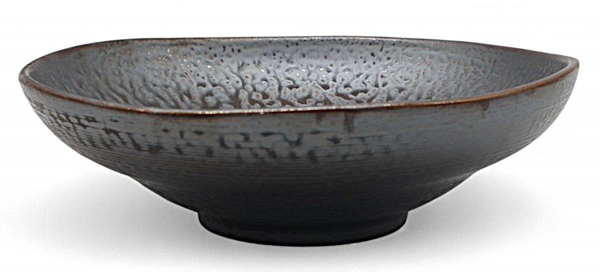 AKDC Large Rustic Ceramic Bowl – 25×8 cm, Timeless Handmade Design - Al Kabayel Discount CentreAKDC Large Rustic Ceramic Bowl – 25×8 cm, Timeless Handmade DesignBowlsAKDCAl Kabayel Discount Centre
