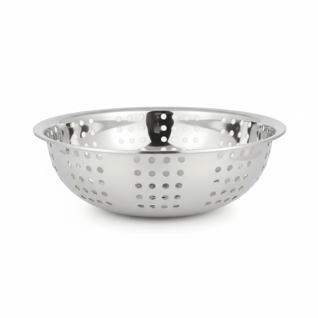 AKDC Large Stainless Steel Colander for Draining – 36 cm - Al Kabayel Discount CentreAKDC Large Stainless Steel Colander for Draining – 36 cmKitchen Utensils & GadgetsAKDCAl Kabayel Discount Centre