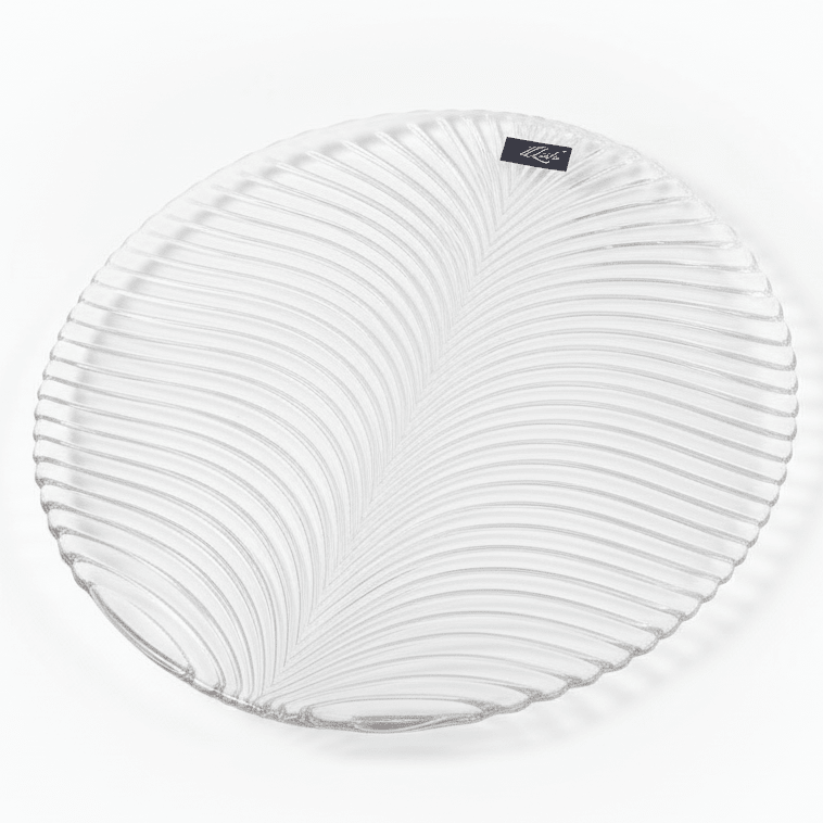 AKDC Leaf - Shaped Glass Cake Plate – Decorative Platter for Cakes, Pastries & Dessert Presentation 30×28 cm - Al Kabayel Discount CentreAKDC Leaf - Shaped Glass Cake Plate – Decorative Platter for Cakes, Pastries & Dessert Presentation 30×28 cmserving traysAKDCAl Kabayel Discount Centre