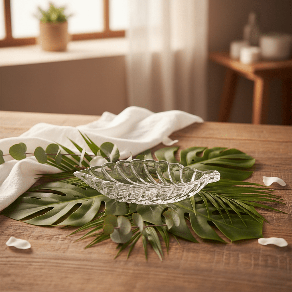 AKDC Leaf - Shaped Glass Sauce Bowl – Decorative Leaf Design Bowl for Dips, Sauces & Condiments 12×7 cm - Al Kabayel Discount CentreAKDC Leaf - Shaped Glass Sauce Bowl – Decorative Leaf Design Bowl for Dips, Sauces & Condiments 12×7 cmBowlsAKDCAl Kabayel Discount Centre