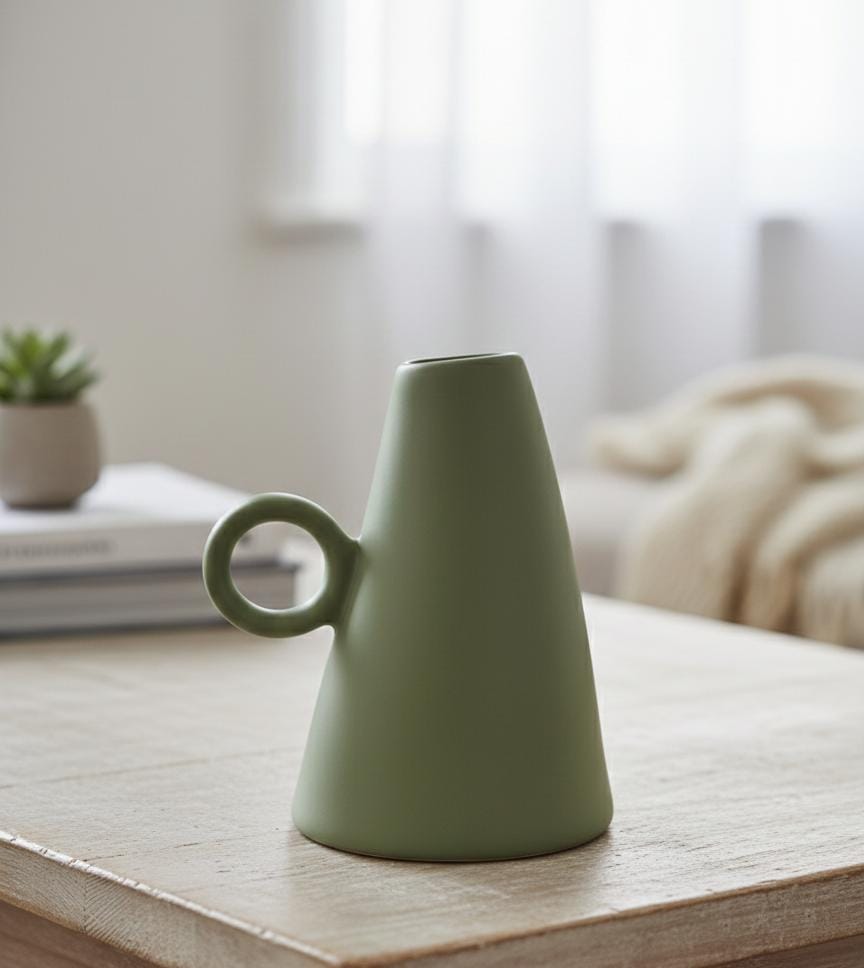 AKDC Light Green Ceramic Table Vase – 17×13 cm - Al Kabayel Discount CentreAKDC Light Green Ceramic Table Vase – 17×13 cmFlower/Plant PotsAKDCAl Kabayel Discount Centre