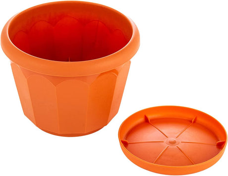 AKDC Lilly Planter W/Tray L(13CM) xW(10cm) xH(10cm) White - Al Kabayel Discount CentreAKDC Lilly Planter W/Tray L(13CM) xW(10cm) xH(10cm) WhiteFlower/Plant PotsAKDCAl Kabayel Discount Centre