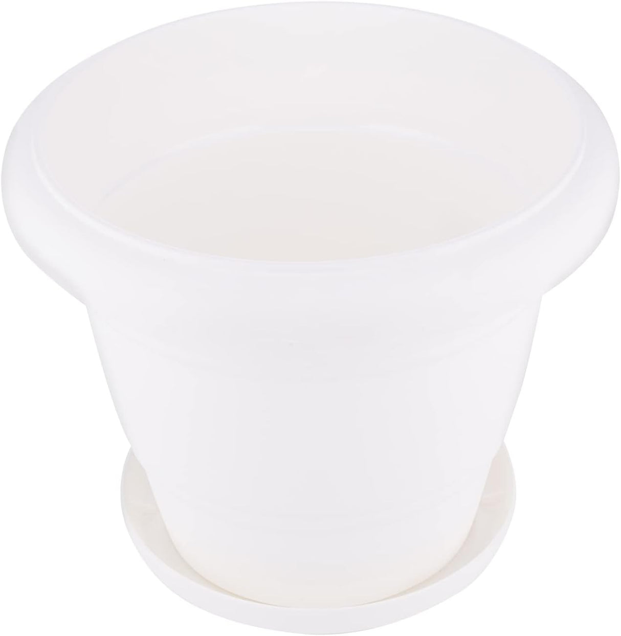 AKDC Lilly Planter W/Tray L(20CM) xW(14cm) xH(17cm) White - Al Kabayel Discount CentreAKDC Lilly Planter W/Tray L(20CM) xW(14cm) xH(17cm) WhiteFlower/Plant PotsAKDCAl Kabayel Discount Centre