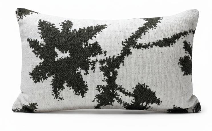 AKDC Luxury Monochrome Abstract Design Lumbar Throw Pillow Cushion – Black & White Cotton Fabric, 30×50 cm - Al Kabayel Discount CentreAKDC Luxury Monochrome Abstract Design Lumbar Throw Pillow Cushion – Black & White Cotton Fabric, 30×50 cmFloor Pillows & CushionsAKDCAl Kabayel Discount Centre