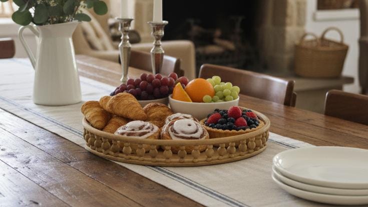 AKDC Medium Bamboo Oval Tray 41×31×5 cm – Eco - Friendly Wooden Food Serving Tray - Al Kabayel Discount CentreAKDC Medium Bamboo Oval Tray 41×31×5 cm – Eco - Friendly Wooden Food Serving TrayOrganizers & AccessoriesAKDCAl Kabayel Discount Centre