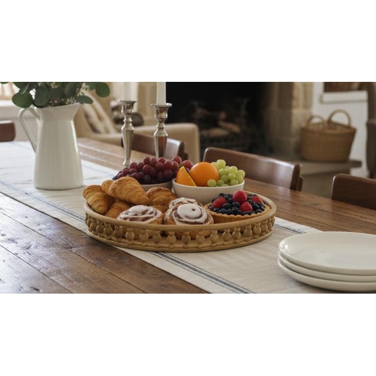 AKDC Medium Bamboo Oval Tray 41×31×5 cm – Eco - Friendly Wooden Food Serving Tray - Al Kabayel Discount CentreAKDC Medium Bamboo Oval Tray 41×31×5 cm – Eco - Friendly Wooden Food Serving TrayOrganizers & AccessoriesAKDCAl Kabayel Discount Centre