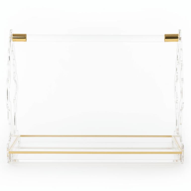 AKDC Medium Rectangular Acrylic Tray Durable Clear Serving Tray for Food and Beverage Service 41 x 21 cm - Al Kabayel Discount CentreAKDC Medium Rectangular Acrylic Tray Durable Clear Serving Tray for Food and Beverage Service 41 x 21 cmServing TraysAKDCAl Kabayel Discount Centre