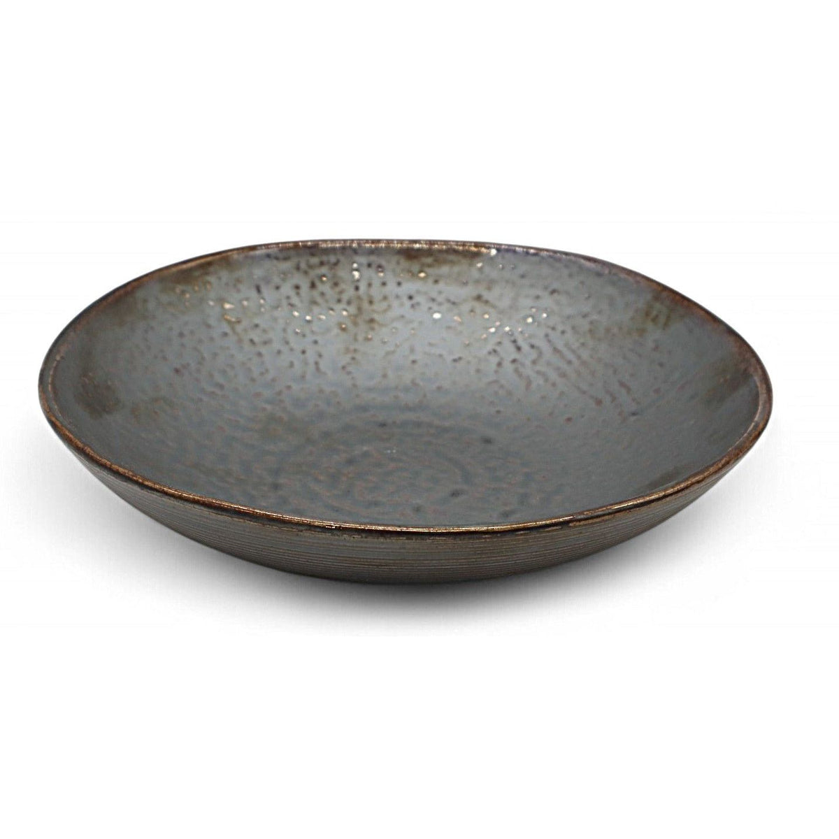 AKDC Medium Rustic Ceramic Bowl – 21×6 cm, Elegant Artisan Finish - Al Kabayel Discount CentreAKDC Medium Rustic Ceramic Bowl – 21×6 cm, Elegant Artisan FinishBowlsAKDCAl Kabayel Discount Centre