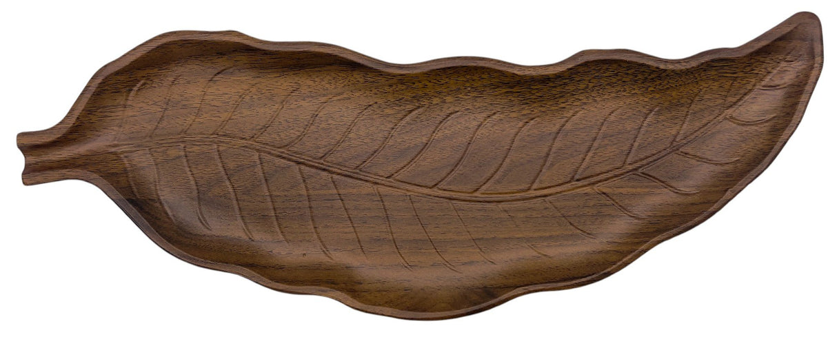 AKDC Melamine Leaf Serving Tray 50.5cm*16.5cm, Brown - Al Kabayel Discount CentreAKDC Melamine Leaf Serving Tray 50.5cm*16.5cm, BrownServing TraysAKDCAl Kabayel Discount Centre