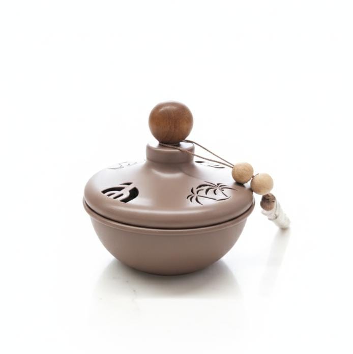 AKDC Metal Decorative Pot 13×12 cm in Brown Finish – Elegant Ramadan Special Accent Piece - Al Kabayel Discount CentreAKDC Metal Decorative Pot 13×12 cm in Brown Finish – Elegant Ramadan Special Accent PieceServing TraysAKDCAl Kabayel Discount Centre