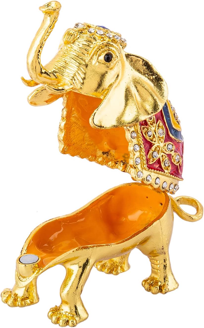 AKDC Metal Elephant D‚cor Box 13Cm X 5Cm X 6Cm Multi - Colour - Al Kabayel Discount CentreAKDC Metal Elephant D‚cor Box 13Cm X 5Cm X 6Cm Multi - ColourAl Kabayel Discount CenterAl Kabayel Discount Centre