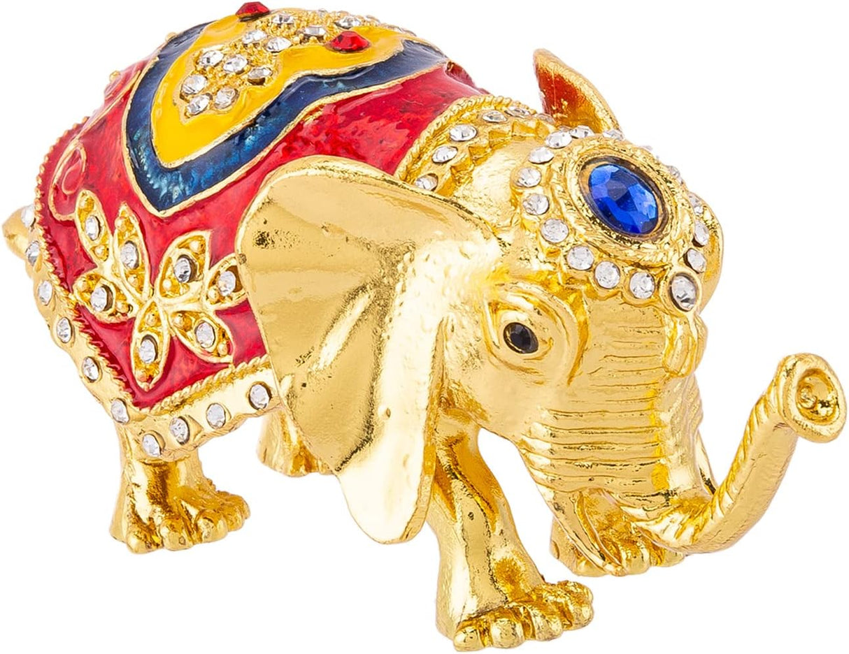 AKDC Metal Elephant D‚cor Box 13Cm X 5Cm X 6Cm Multi - Colour - Al Kabayel Discount CentreAKDC Metal Elephant D‚cor Box 13Cm X 5Cm X 6Cm Multi - ColourAl Kabayel Discount CenterAl Kabayel Discount Centre