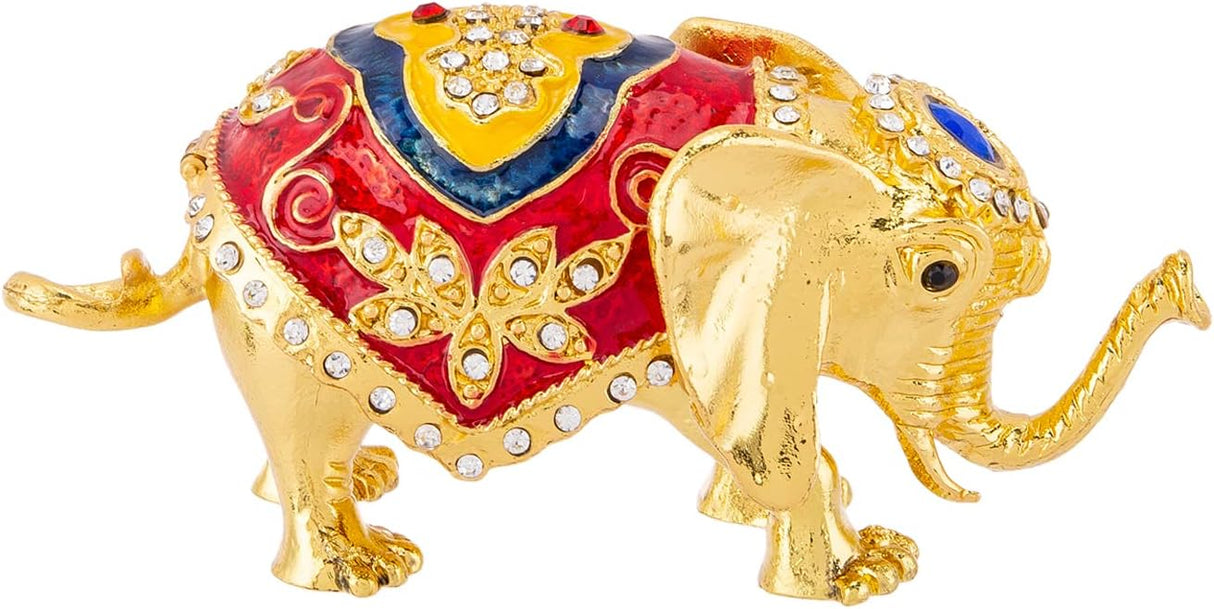 AKDC Metal Elephant D‚cor Box 13Cm X 5Cm X 6Cm Multi - Colour - Al Kabayel Discount CentreAKDC Metal Elephant D‚cor Box 13Cm X 5Cm X 6Cm Multi - ColourAl Kabayel Discount CenterAl Kabayel Discount Centre