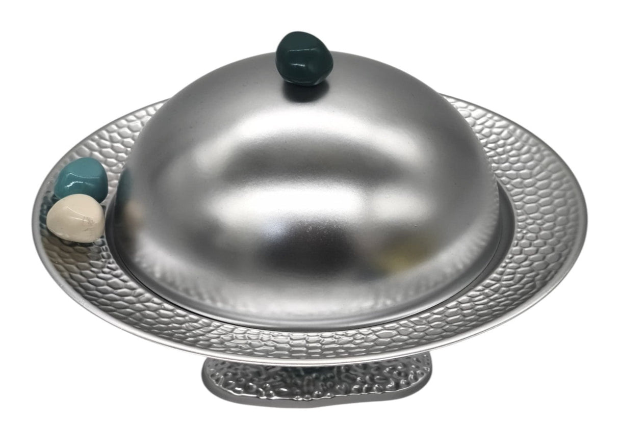 AKDC Metal Footed Candy Tray with Dome - Al Kabayel Discount CentreAKDC Metal Footed Candy Tray with DomeServing TraysAKDCAl Kabayel Discount Centre