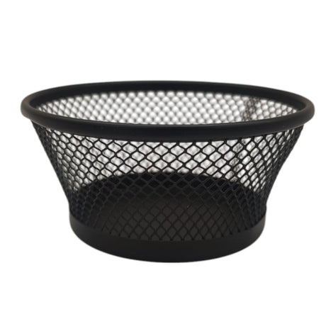 AKDC Metal Mesh Desk Organizer Holder, Size (11X5X8Cm), Bowl Shape - Black Color - Al Kabayel Discount CentreAKDC Metal Mesh Desk Organizer Holder, Size (11X5X8Cm), Bowl Shape - Black ColorSTATIONERYAKDCAl Kabayel Discount Centre
