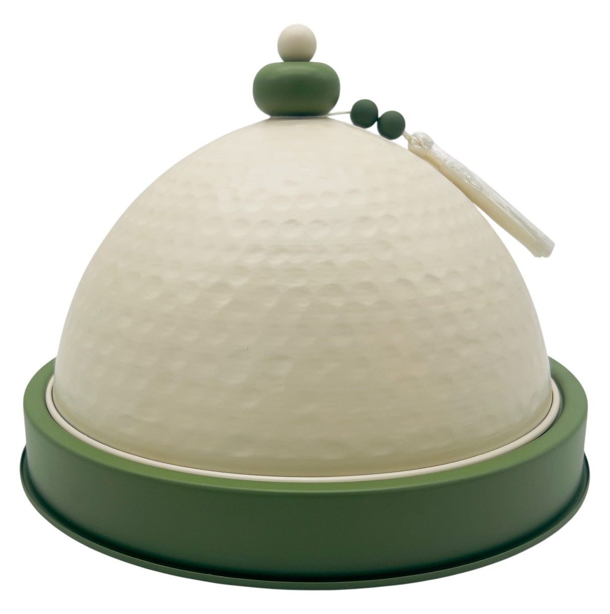 AKDC Metal Tajine 26.8cm*20.5cm, Ivory/Green - Al Kabayel Discount CentreAKDC Metal Tajine 26.8cm*20.5cm, Ivory/GreenBowlsAKDCAl Kabayel Discount Centre