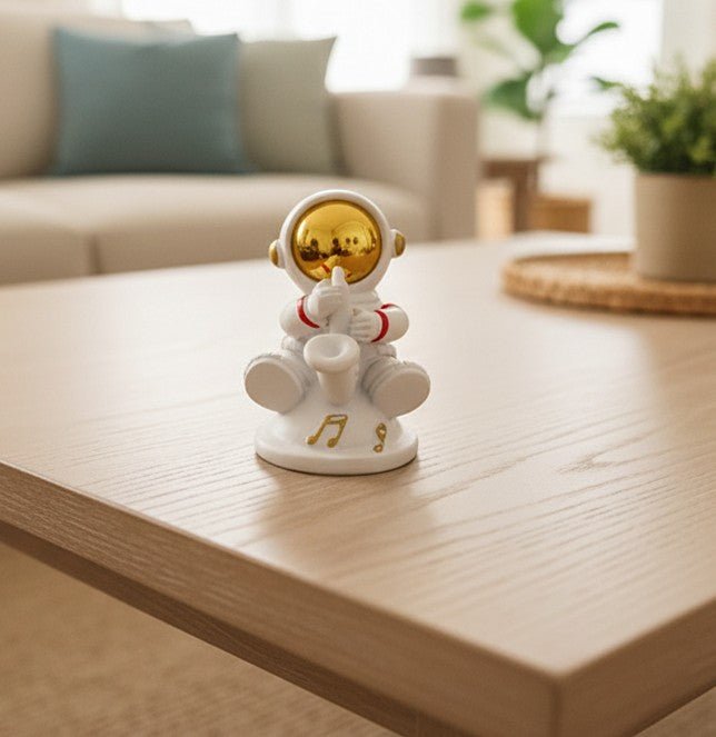 AKDC Mini Ceramic Astronaut Playing Saxophone Figurine – White Musical Space Décor Accent 5 cm - Al Kabayel Discount CentreAKDC Mini Ceramic Astronaut Playing Saxophone Figurine – White Musical Space Décor Accent 5 cmHome Décor AccentsAKDCAl Kabayel Discount Centre