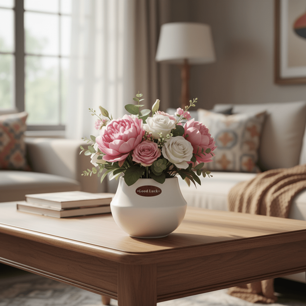 AKDC Minimalist Ceramic Decorative Flower Vase – Elegant White Contemporary Shape for Table Décor, 12 × 14 cm - Al Kabayel Discount CentreAKDC Minimalist Ceramic Decorative Flower Vase – Elegant White Contemporary Shape for Table Décor, 12 × 14 cmFlower/Plant PotsAKDCAl Kabayel Discount Centre