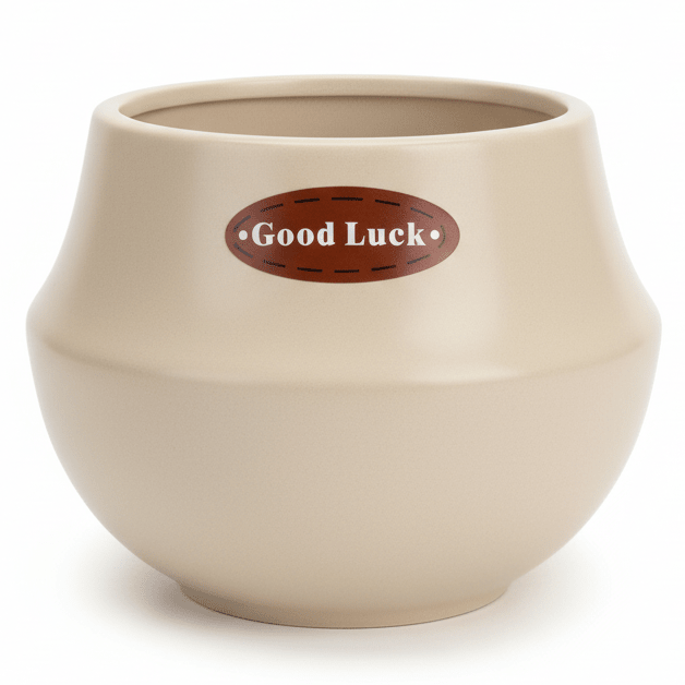 AKDC Modern Ceramic Flower Vase – Elegant Beige Finish with Contemporary Sculptural Design, 12 × 14 cm - Al Kabayel Discount CentreAKDC Modern Ceramic Flower Vase – Elegant Beige Finish with Contemporary Sculptural Design, 12 × 14 cmFlower/Plant PotsAKDCAl Kabayel Discount Centre