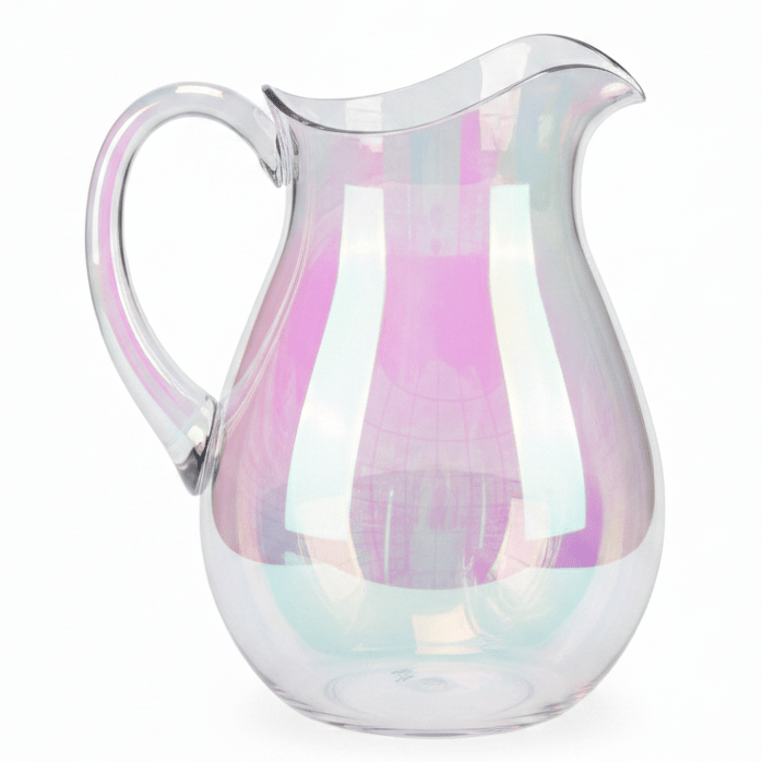 AKDC Modern Transparent Acrylic Water Jug Durable Lightweight Drink Pitcher for Home Kitchen and Dining 20 × 12.5 cm - Al Kabayel Discount CentreAKDC Modern Transparent Acrylic Water Jug Durable Lightweight Drink Pitcher for Home Kitchen and Dining 20 × 12.5 cmJugsAKDCAl Kabayel Discount Centre