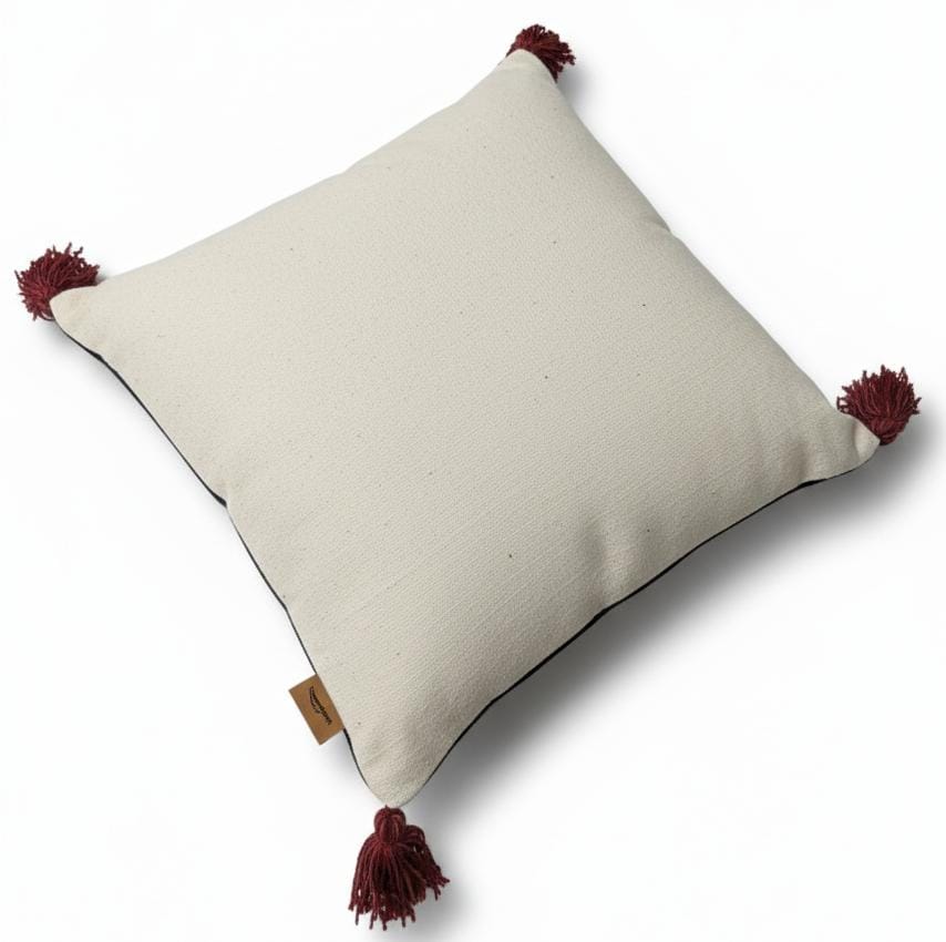 AKDC Multicolor Accent Square Cushion with Beige, Brown & Pink Detailing – Premium Cotton, 45×45 cm - Al Kabayel Discount CentreAKDC Multicolor Accent Square Cushion with Beige, Brown & Pink Detailing – Premium Cotton, 45×45 cmFloor Pillows & CushionsAKDCAl Kabayel Discount Centre
