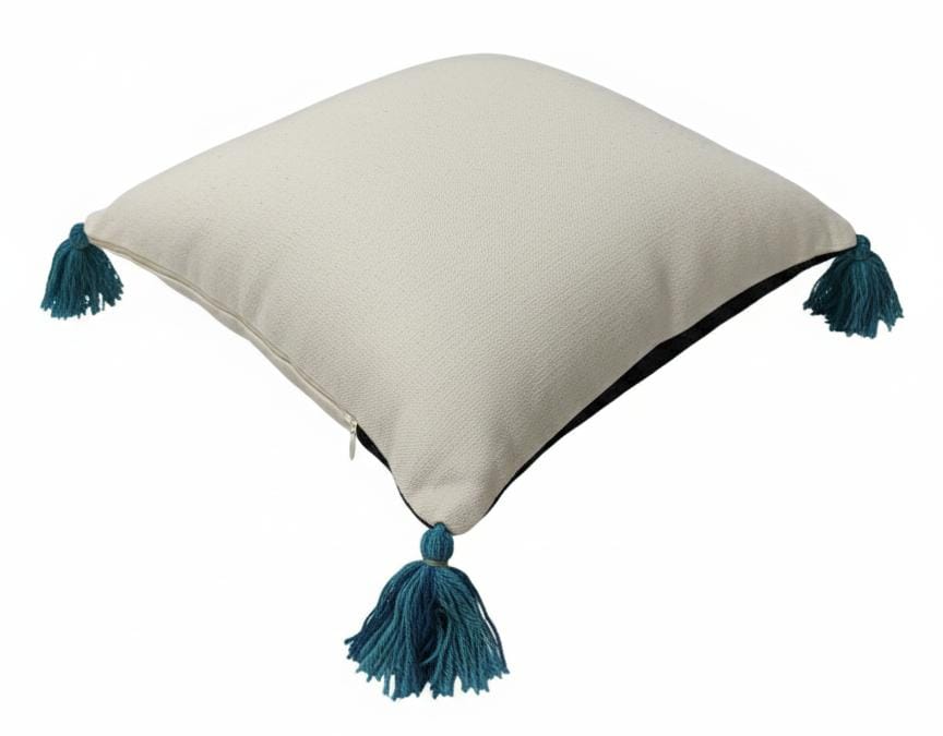 AKDC Multicolor Designer Square Cushion with Beige, Brown & Blue Accents – Cotton Fabric, 45×45 cm - Al Kabayel Discount CentreAKDC Multicolor Designer Square Cushion with Beige, Brown & Blue Accents – Cotton Fabric, 45×45 cmFloor Pillows & CushionsAKDCAl Kabayel Discount Centre