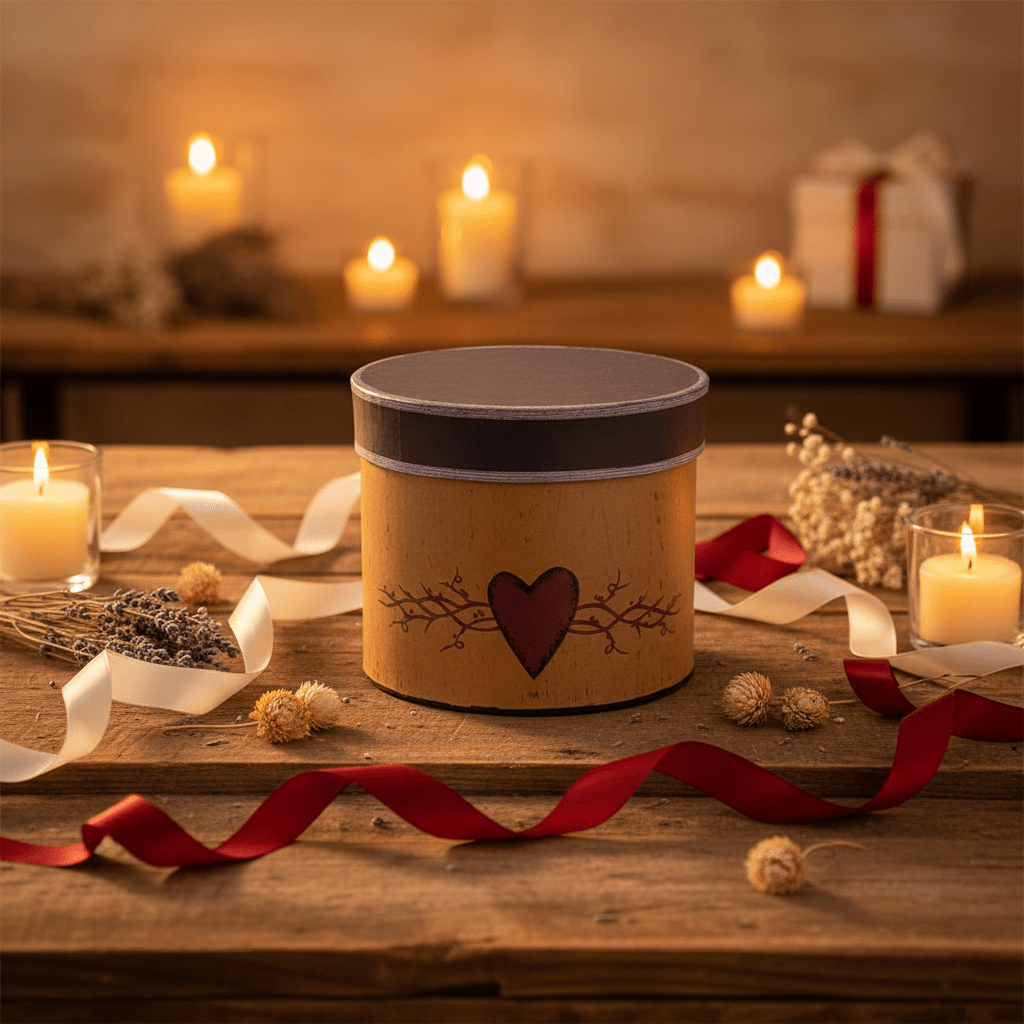 AKDC Natural Kraft Round Cardboard Gift Box with Heart Motif Lid for Romantic Gifts, Wedding Packaging & Keepsake Storage – 17×15 cm - Al Kabayel Discount CentreAKDC Natural Kraft Round Cardboard Gift Box with Heart Motif Lid for Romantic Gifts, Wedding Packaging & Keepsake Storage – 17×15 cmPacking & Wrapping SuppliesAKDCAl Kabayel Discount Centre