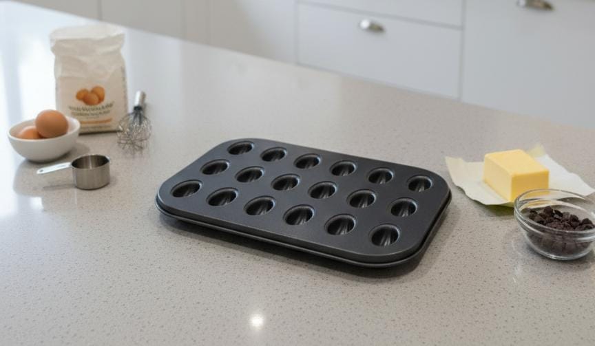 AKDC Non - Stick Muffin Tray with 18 Cups – Heavy - Duty Black Carbon Steel Pan for Baking Cupcakes and Muffins - Al Kabayel Discount CentreAKDC Non - Stick Muffin Tray with 18 Cups – Heavy - Duty Black Carbon Steel Pan for Baking Cupcakes and MuffinsFrying Pans & SkilletsAKDCAl Kabayel Discount Centre