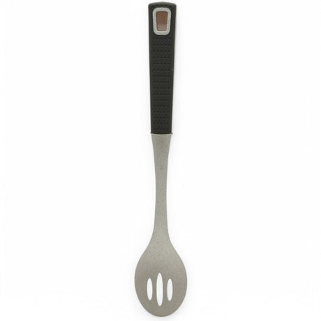 AKDC Nylon Slotted Spoon And Silicone Handle - 35cmX6cm - White&Grey - Al Kabayel Discount CentreAKDC Nylon Slotted Spoon And Silicone Handle - 35cmX6cm - White&GreyCookware AccessoriesAKDCAl Kabayel Discount Centre