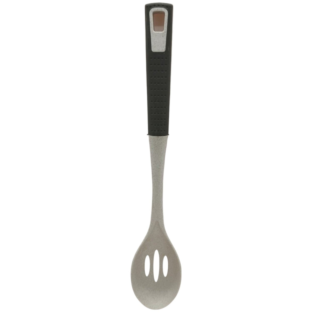 AKDC Nylon Slotted Spoon And Silicone Handle - 35cmX6cm - White&Grey - Al Kabayel Discount CentreAKDC Nylon Slotted Spoon And Silicone Handle - 35cmX6cm - White&GreyCookware AccessoriesAKDCAl Kabayel Discount Centre
