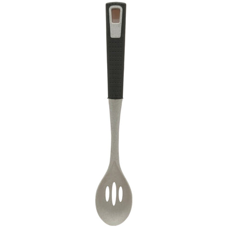 AKDC Nylon Slotted Spoon And Silicone Handle - 35cmX6cm - White&Grey - Al Kabayel Discount CentreAKDC Nylon Slotted Spoon And Silicone Handle - 35cmX6cm - White&GreyCookware AccessoriesAKDCAl Kabayel Discount Centre