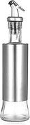 AKDC Olive Oil Dispenser Glass And Stainless Steel Bottle Drizzler Vinegar And Oil Cruet With Pourer Drip - Free Spout For Kitchen 300ml / 10Oz - Al Kabayel Discount CentreAKDC Olive Oil Dispenser Glass And Stainless Steel Bottle Drizzler Vinegar And Oil Cruet With Pourer Drip - Free Spout For Kitchen 300ml / 10OzKitchen Utensils & GadgetsAKDCAl Kabayel Discount Centre