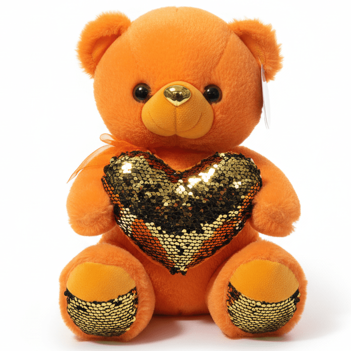 AKDC Orange Color Teddy Bear Soft Plush Toy – 30 cm Stuffed Animal for Kids - Al Kabayel Discount CentreAKDC Orange Color Teddy Bear Soft Plush Toy – 30 cm Stuffed Animal for KidsToysAKDCAl Kabayel Discount Centre