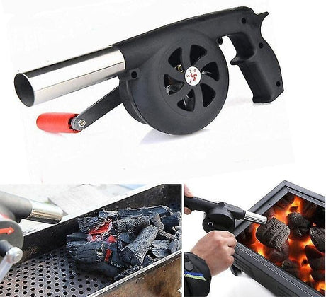 AKDC Outdoor Cooking BBQ Fan Air Blower, Hand Crank Fan Air Blower Grill Picnic Camping Stove Accessories for Barbecue Fire Bellows Hand Crank Tool - Al Kabayel Discount CenterAKDC Outdoor Cooking BBQ Fan Air Blower, Hand Crank Fan Air Blower Grill Picnic Camping Stove Accessories for Barbecue Fire Bellows Hand Crank ToolBarbecue & Outdoor DiningAKDCAl Kabayel Discount Center
