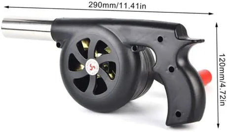 AKDC Outdoor Cooking BBQ Fan Air Blower, Hand Crank Fan Air Blower Grill Picnic Camping Stove Accessories for Barbecue Fire Bellows Hand Crank Tool - Al Kabayel Discount CenterAKDC Outdoor Cooking BBQ Fan Air Blower, Hand Crank Fan Air Blower Grill Picnic Camping Stove Accessories for Barbecue Fire Bellows Hand Crank ToolBarbecue & Outdoor DiningAKDCAl Kabayel Discount Center