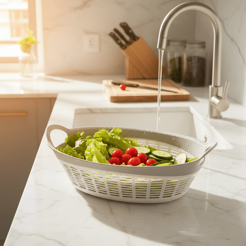 AKDC Oval Rattan - Style Plastic Basket – 28cm (White & Grey) - Al Kabayel Discount CentreAKDC Oval Rattan - Style Plastic Basket – 28cm (White & Grey)Kitchen Utensils & GadgetsAKDCAl Kabayel Discount Centre