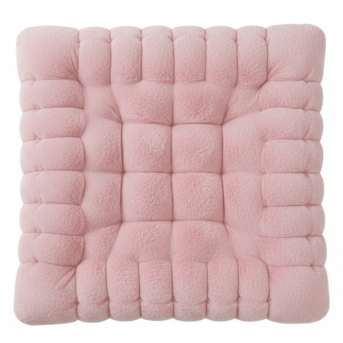 AKDC Pastel Pink Plush Square Chair Cushion Soft Comfortable Seat Pad for Bedroom Living Room and Dining Chairs 40 × 40 cm - Al Kabayel Discount CentreAKDC Pastel Pink Plush Square Chair Cushion Soft Comfortable Seat Pad for Bedroom Living Room and Dining Chairs 40 × 40 cmFloor Pillows & CushionsAKDCAl Kabayel Discount Centre