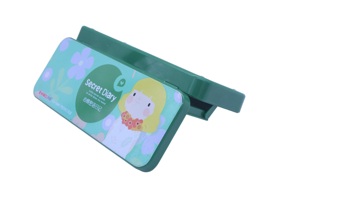 AKDC Pencil Case with Password 125 Green Metal - Al Kabayel Discount CentreAKDC Pencil Case with Password 125 Green MetalPencil CasesAKDCAl Kabayel Discount Centre