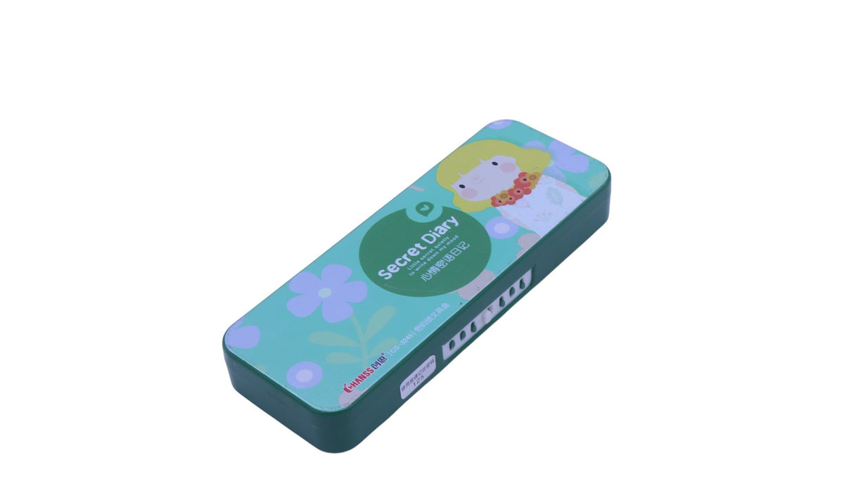 AKDC Pencil Case with Password 125 Green Metal - Al Kabayel Discount CentreAKDC Pencil Case with Password 125 Green MetalPencil CasesAKDCAl Kabayel Discount Centre