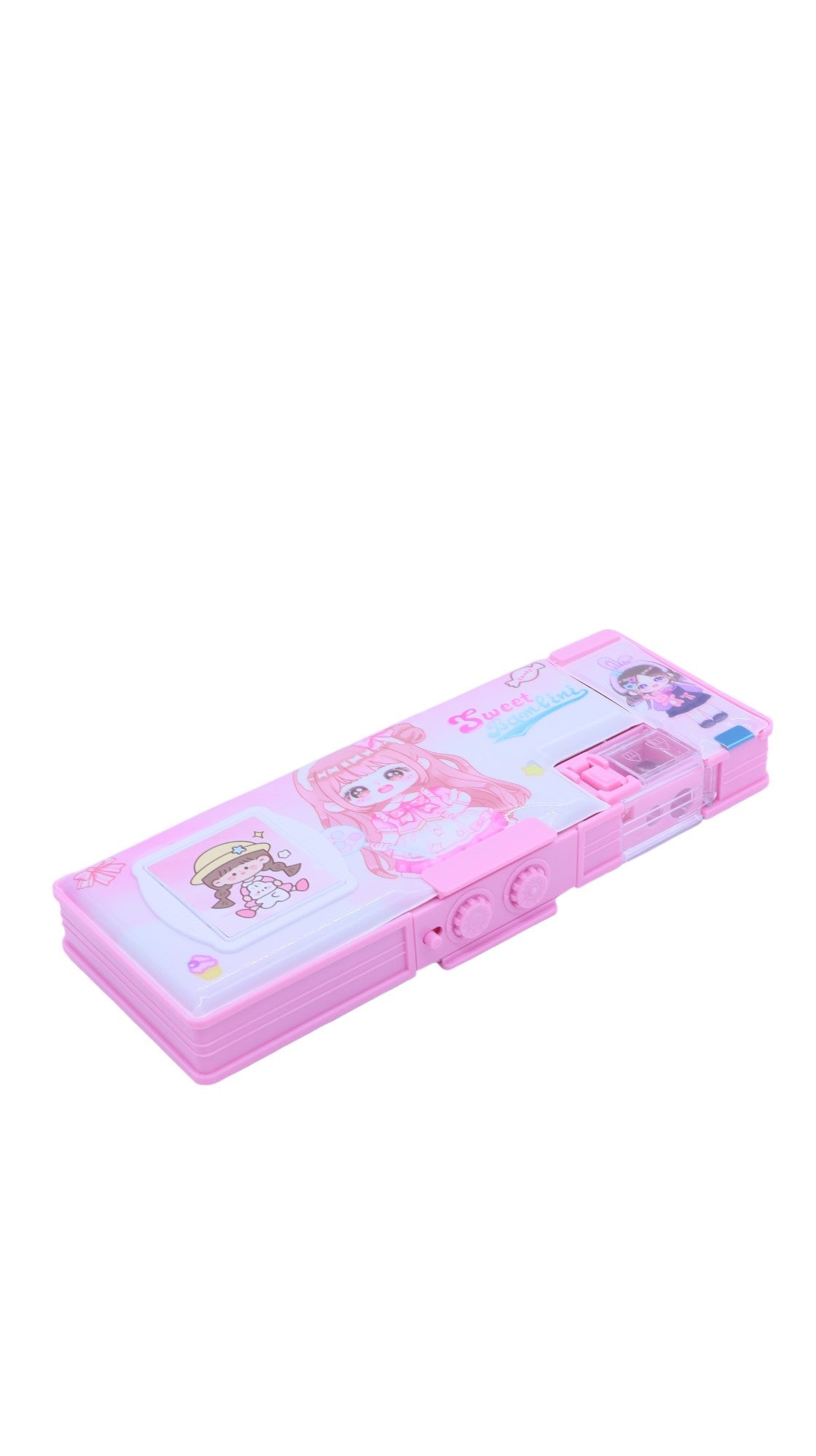 AKDC Pencil Case with Password 21 Lock Calculator and Sharpener Cute Girl Design - Al Kabayel Discount CentreAKDC Pencil Case with Password 21 Lock Calculator and Sharpener Cute Girl DesignPencil CasesAKDCAl Kabayel Discount Centre