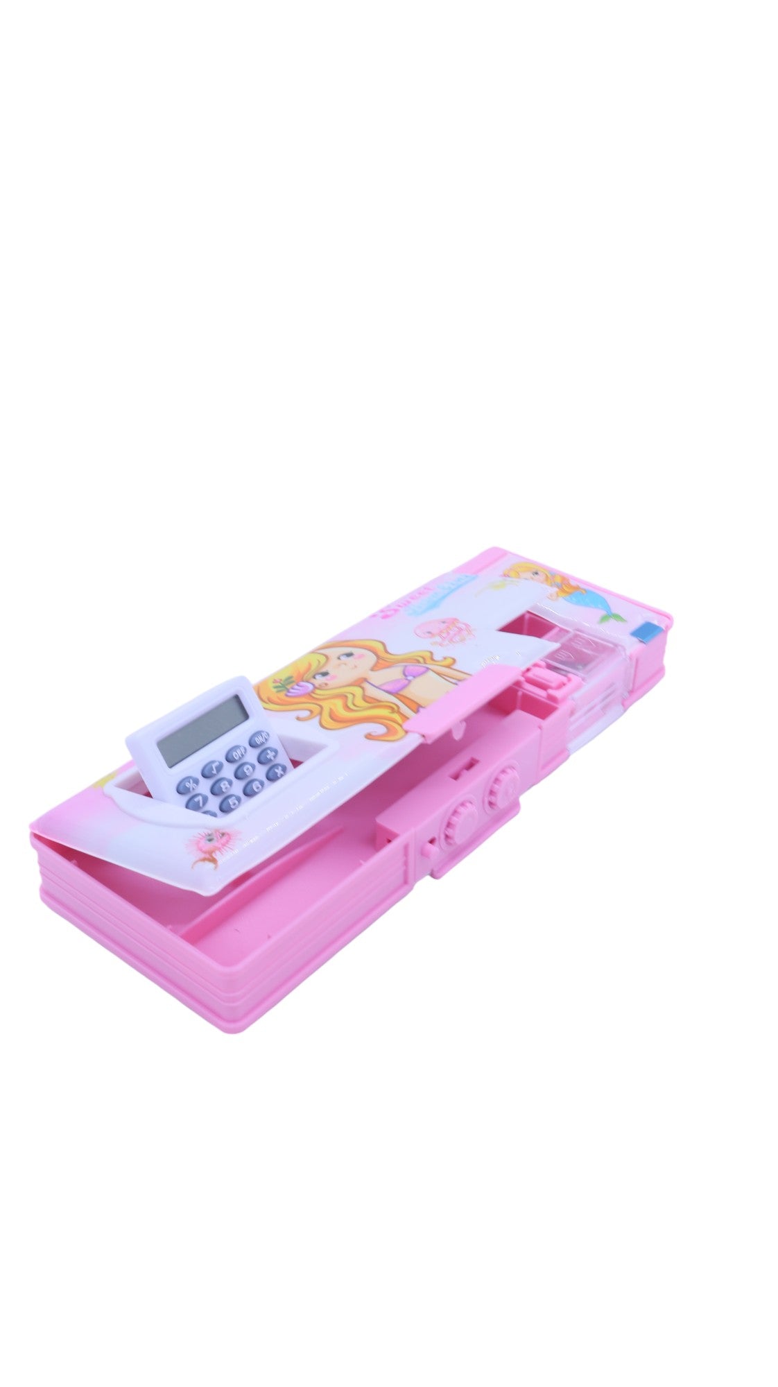 AKDC Pencil Case with Password 21 Lock Calculator and Sharpener Mermaid Design - Al Kabayel Discount CentreAKDC Pencil Case with Password 21 Lock Calculator and Sharpener Mermaid DesignPencil CasesAKDCAl Kabayel Discount Centre