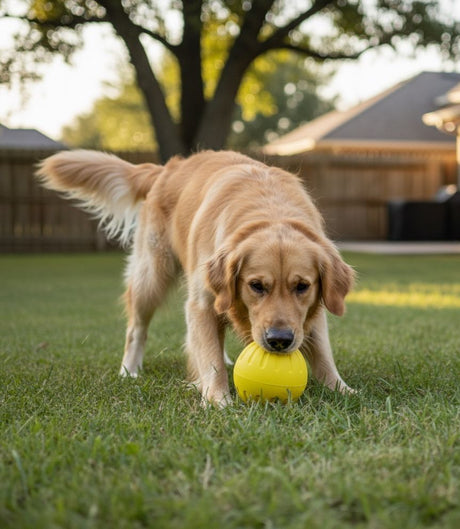 AKDC Pets Playing Ball 9cm, Yellow - Al Kabayel Discount CentreAKDC Pets Playing Ball 9cm, YellowPet SuppliesAKDCAl Kabayel Discount Centre