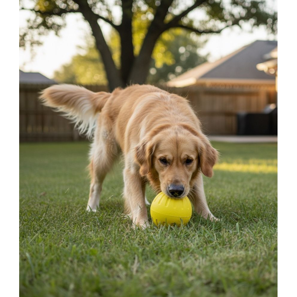AKDC Pets Playing Ball 9cm, Yellow - Al Kabayel Discount CentreAKDC Pets Playing Ball 9cm, YellowPet SuppliesAKDCAl Kabayel Discount Centre
